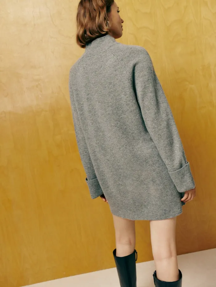 Reformation Dresses Tate Regenerative Wool Sweater Dress Mid Grey 8211 Women Reformation Dresses Tate Regenerative Wool Sweater Dress Mid Grey 8211 Women