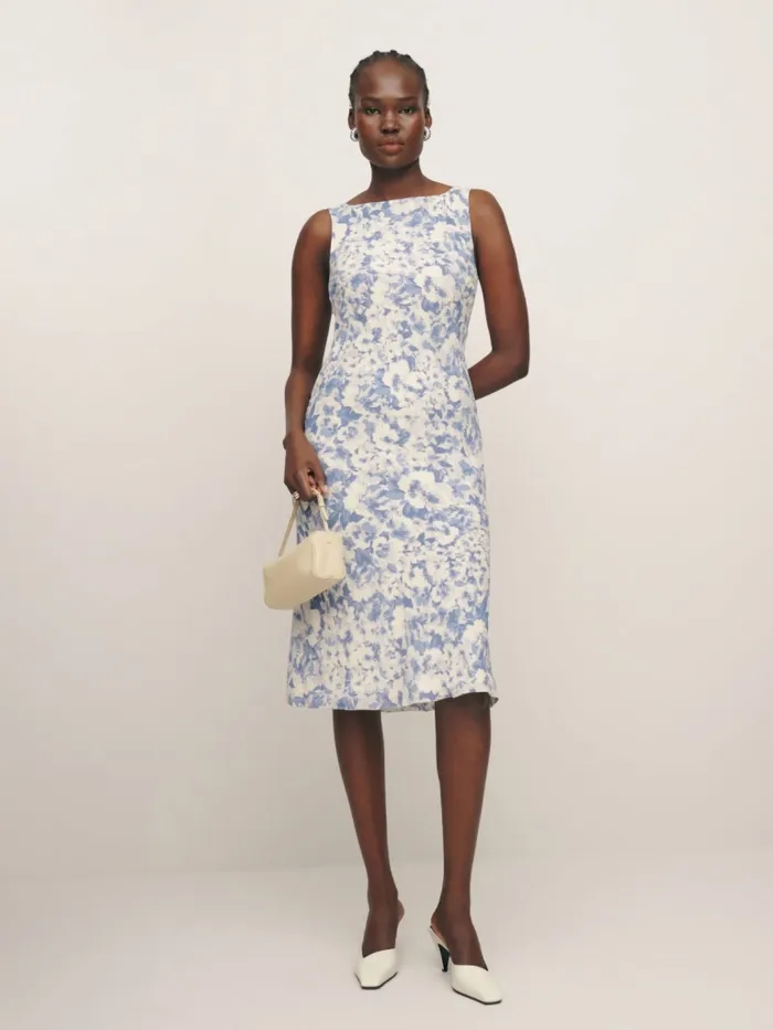 Reformation Dresses Topanga Dress Larkspur 8211 Women