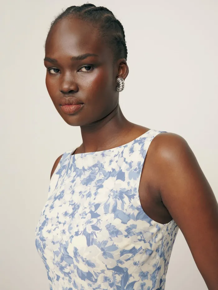 Reformation Dresses Topanga Dress Larkspur 8211 Women Reformation Dresses Topanga Dress Larkspur 8211 Women