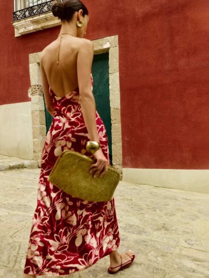 Reformation Dresses Yesenia Silk Dress Las Dalias 8211 Women Reformation Dresses Yesenia Silk Dress Las Dalias 8211 Women
