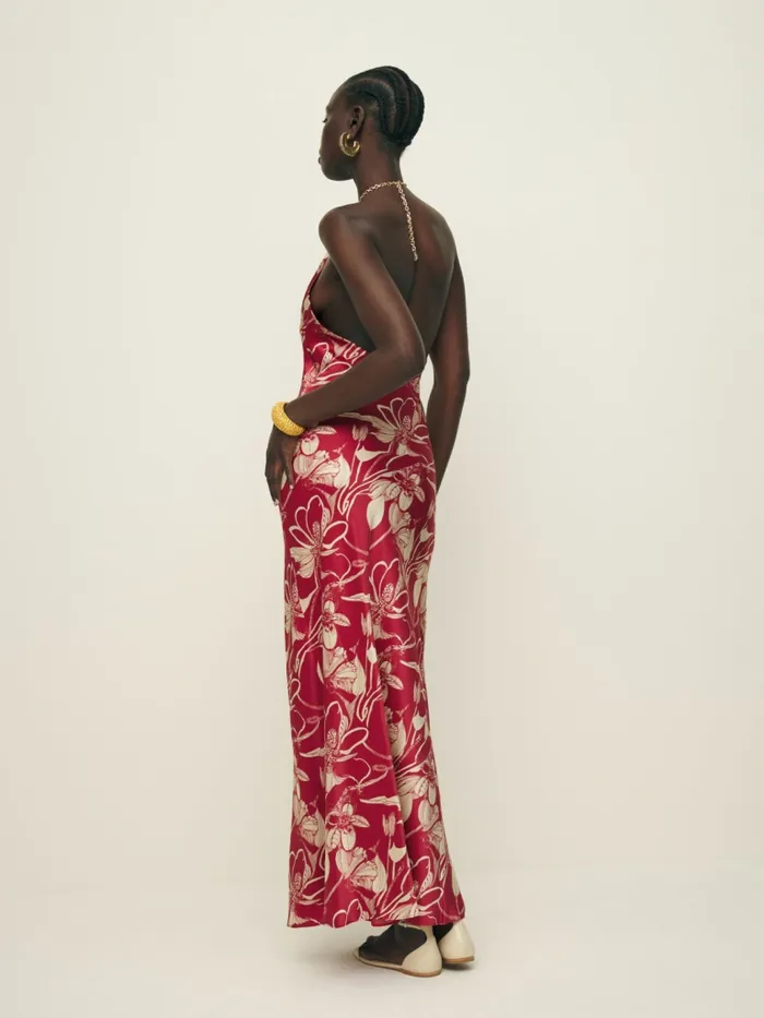 Reformation Dresses Yesenia Silk Dress Las Dalias 8211 Women Reformation Dresses Yesenia Silk Dress Las Dalias 8211 Women