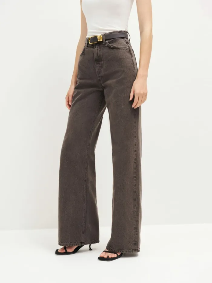 Reformation Jeans Cary High Rise Slouchy Wide Leg Jeans Vintage Espresso 8211 Women Reformation Jeans Cary High Rise Slouchy Wide Leg Jeans Vintage Espresso 8211 Women