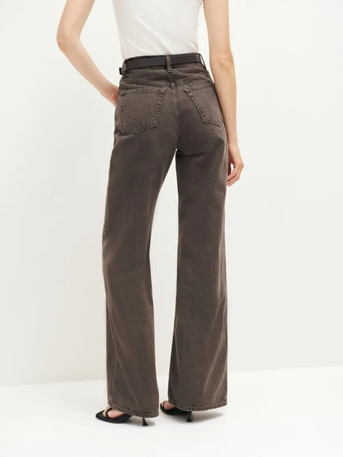 Reformation Jeans Cary High Rise Slouchy Wide Leg Jeans Vintage Espresso 8211 Women Reformation Jeans Cary High Rise Slouchy Wide Leg Jeans Vintage Espresso 8211 Women