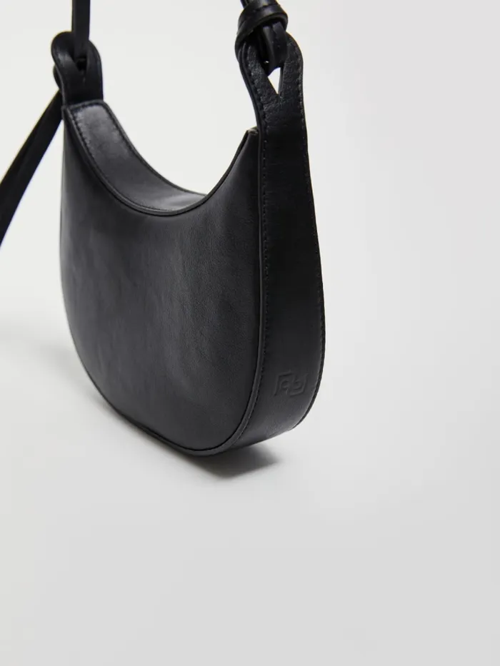 Reformation Mini Bags Mini Rosetta Shoulder Bag Black Leather 8211 Women