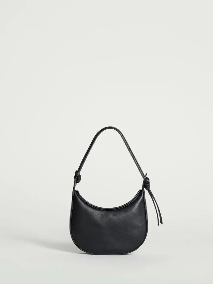 Reformation Mini Bags Mini Rosetta Shoulder Bag Black Leather 8211 Women