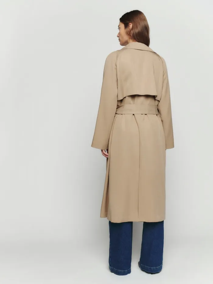 Reformation Outerwear Kensington Trench Khaki 8211 Women Reformation Outerwear Kensington Trench Khaki 8211 Women