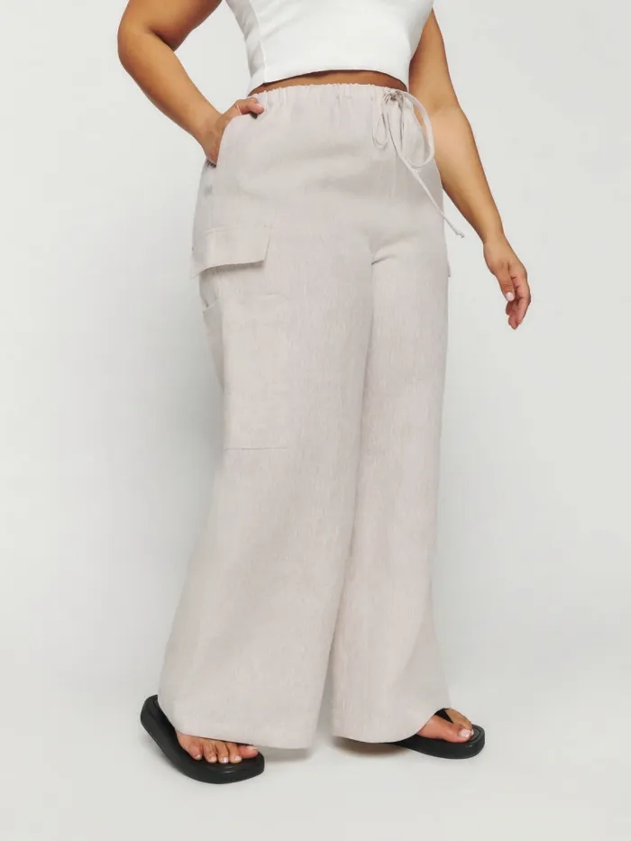 Reformation Pants Ethan Linen Pant Es Oatmeal 8211 Women Reformation Pants Ethan Linen Pant Es Oatmeal 8211 Women
