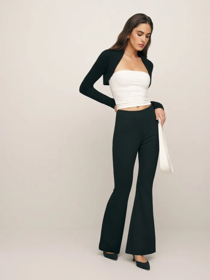 Reformation Pants Jolie Pant Black 8211 Women