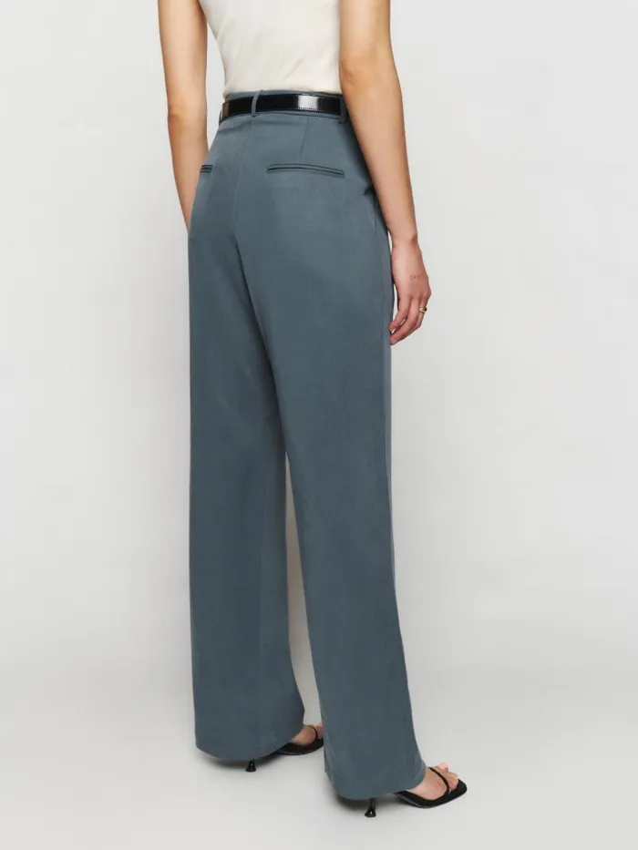Reformation Pants Mason Pant Slate 8211 Women Reformation Pants Mason Pant Slate 8211 Women