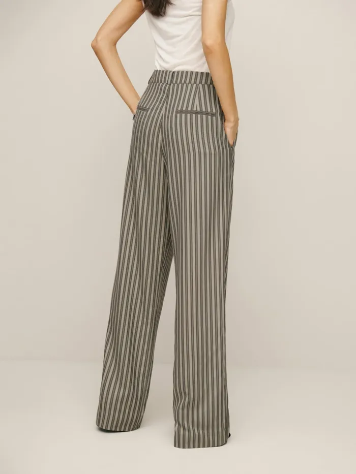 Reformation Pants Petites Mason Pant Slate Stripe 8211 Women Reformation Pants Petites Mason Pant Slate Stripe 8211 Women