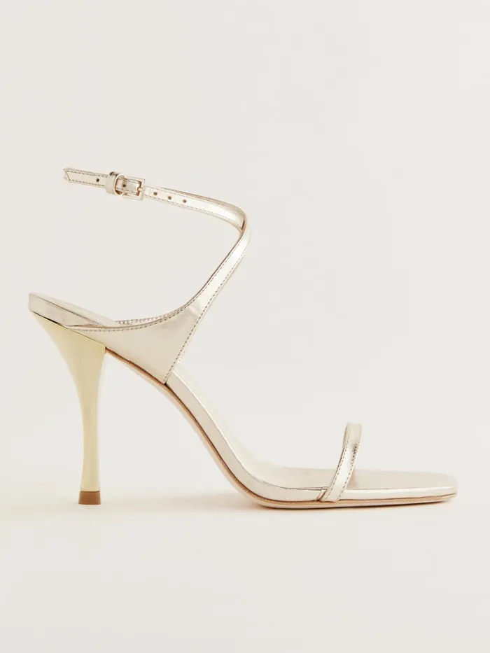 Reformation Sandals Angelina Heeled Sandal Gold 8211 Women Reformation Sandals Angelina Heeled Sandal Gold 8211 Women