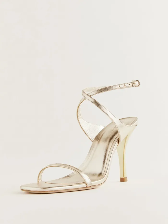 Reformation Sandals Angelina Heeled Sandal Gold 8211 Women Reformation Sandals Angelina Heeled Sandal Gold 8211 Women