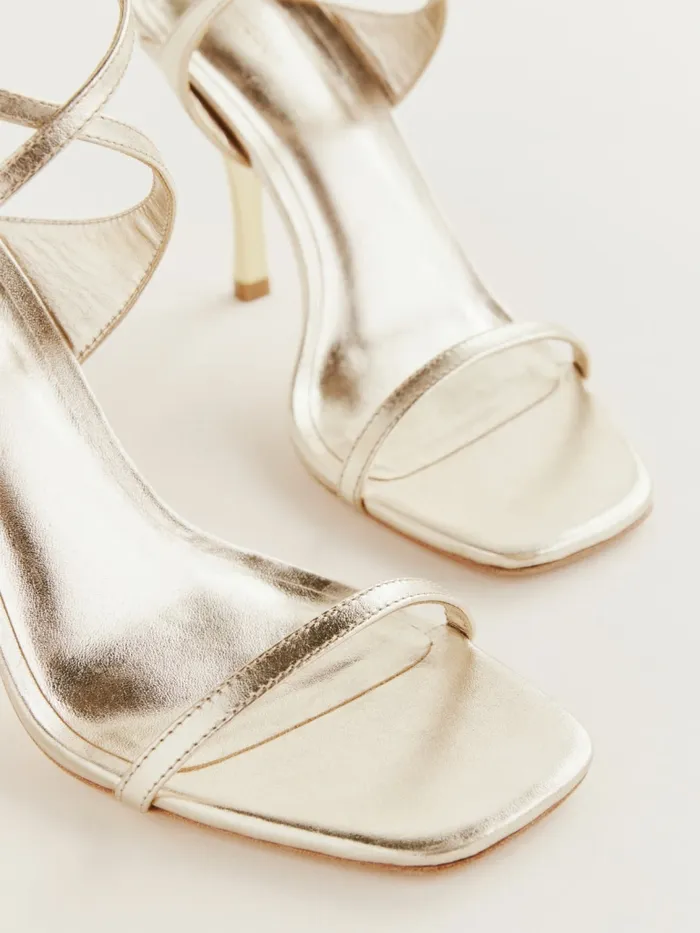 Reformation Sandals Angelina Heeled Sandal Gold 8211 Women Reformation Sandals Angelina Heeled Sandal Gold 8211 Women