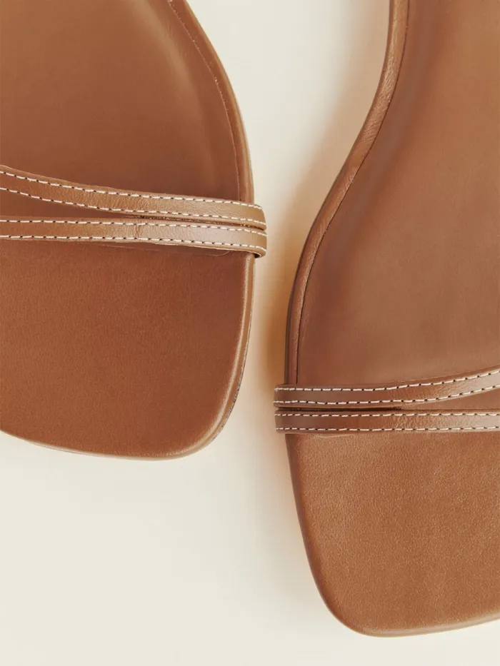 Reformation Sandals Magalie Flat Sandal Pecan 8211 Women
