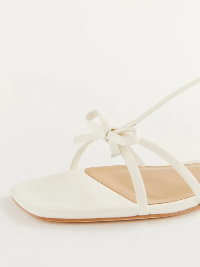 Reformation Sandals Maya Flat Sandal White Patent 8211 Women Reformation Sandals Maya Flat Sandal White Patent 8211 Women
