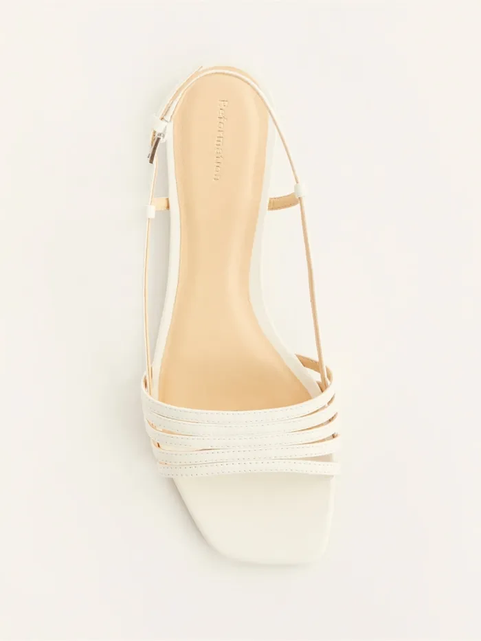 Reformation Sandals Millie Lattice Flat Sandal White 8211 Women Reformation Sandals Millie Lattice Flat Sandal White 8211 Women