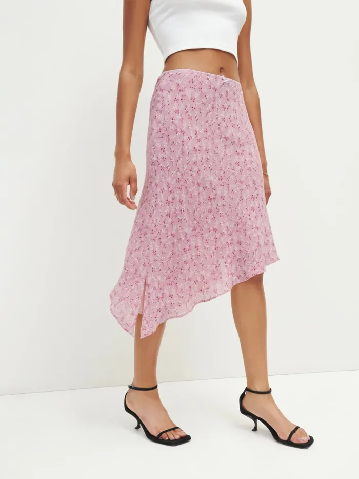 Reformation Skirts Elle Skirt Baby039s Breath 8211 Women Reformation Skirts Elle Skirt Baby039s Breath 8211 Women
