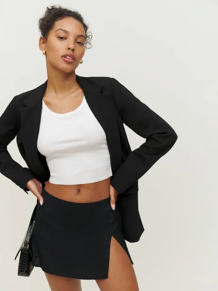 Reformation Skirts Kiara Skirt Black 8211 Women Reformation Skirts Kiara Skirt Black 8211 Women