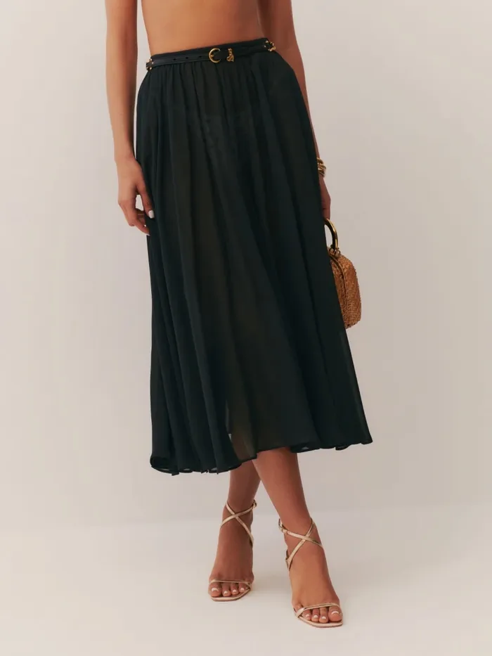 Reformation Skirts Libby Skirt Black 8211 Women