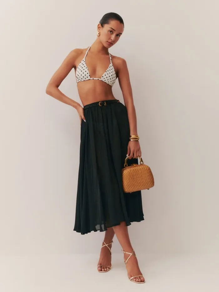 Reformation Skirts Libby Skirt Black 8211 Women