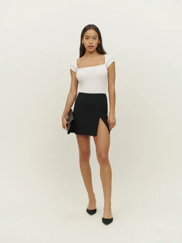 Reformation Skirts Margot Skirt Black 8211 Women Reformation Skirts Margot Skirt Black 8211 Women
