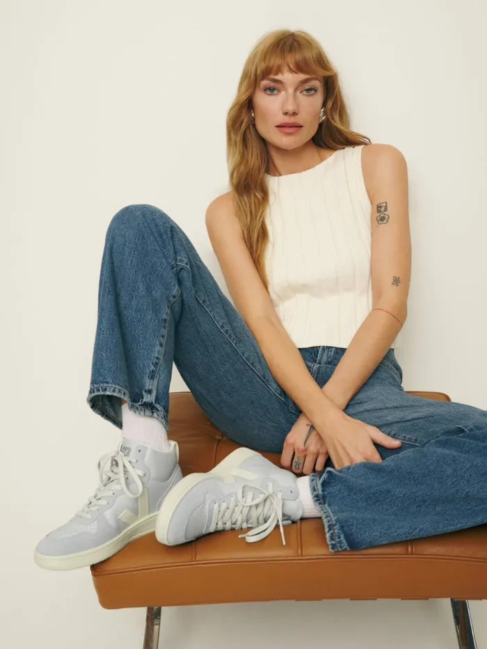 Reformation Sneakers Veja V15 Sneaker Pearl Cashew 8211 Women Reformation Sneakers Veja V15 Sneaker Pearl Cashew 8211 Women