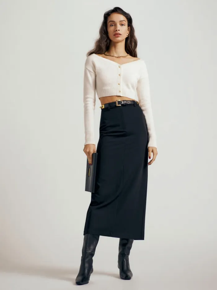 Reformation Sweaters Millie Cashmere Off The Shoulder Cardigan Gossamer 8211 Women Reformation Sweaters Millie Cashmere Off The Shoulder Cardigan Gossamer 8211 Women
