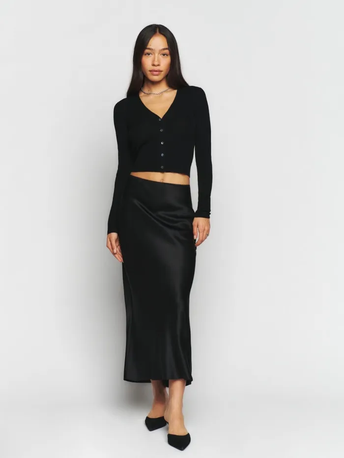 Reformation Sweaters Petra Regenerative Merino Cardigan Black 8211 Women Reformation Sweaters Petra Regenerative Merino Cardigan Black 8211 Women