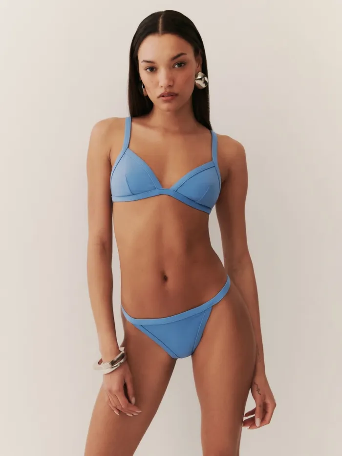 Reformation Swim Sunkiss Bikini Top Azure 8211 Women Reformation Swim Sunkiss Bikini Top Azure 8211 Women