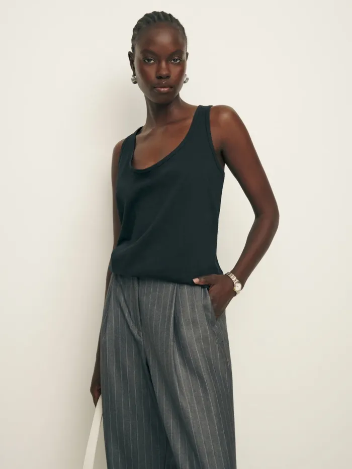 Reformation Tops Avery Tank Black 8211 Women Reformation Tops Avery Tank Black 8211 Women