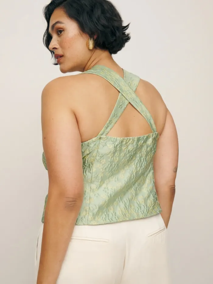Reformation Tops Azalea Top Es Seafoam Floral 8211 Women Reformation Tops Azalea Top Es Seafoam Floral 8211 Women