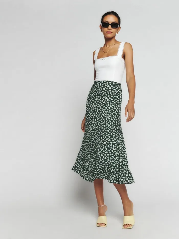 Reformation Tops Eloise Linen Top White 8211 Women