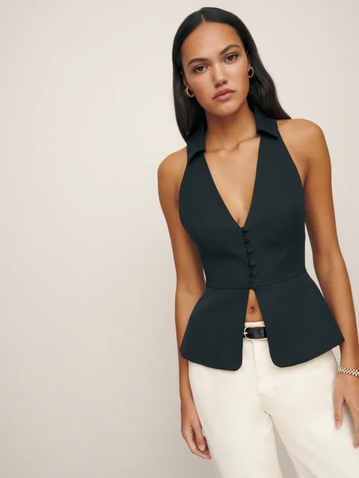 Reformation Tops Rylan Top Black 8211 Women Reformation Tops Rylan Top Black 8211 Women