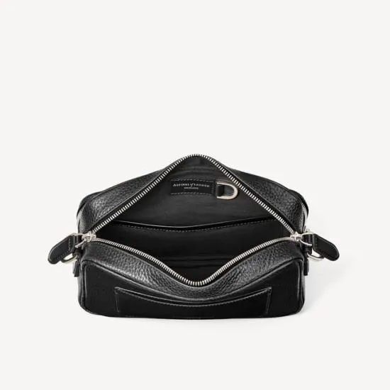 Reporter East West Messenger Bag Black Pebble Men Aspinal Of London Messenger Bags