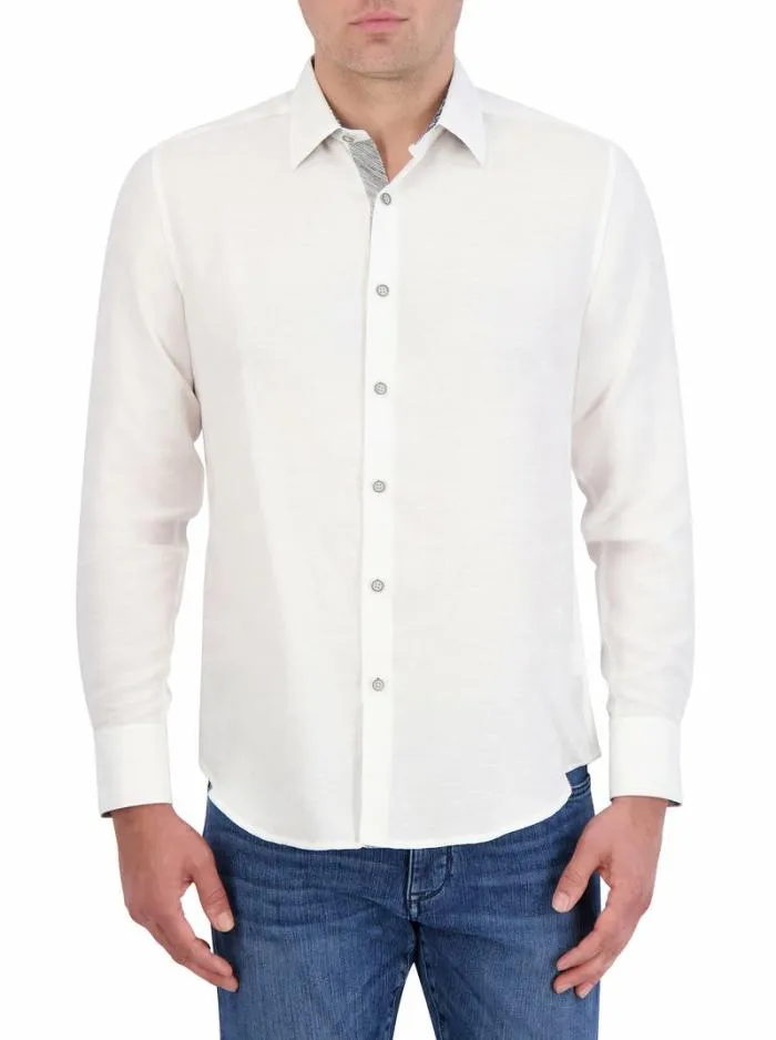 Robert Graham Button Down Shirts Men Poseidon Long Sleeve Button Down Shirt Turquoise