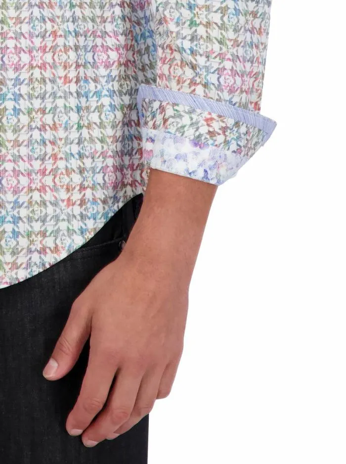 Robert Graham Button Down Shirts Men Seven Hills Long Sleeve Button Down Shirt Multi