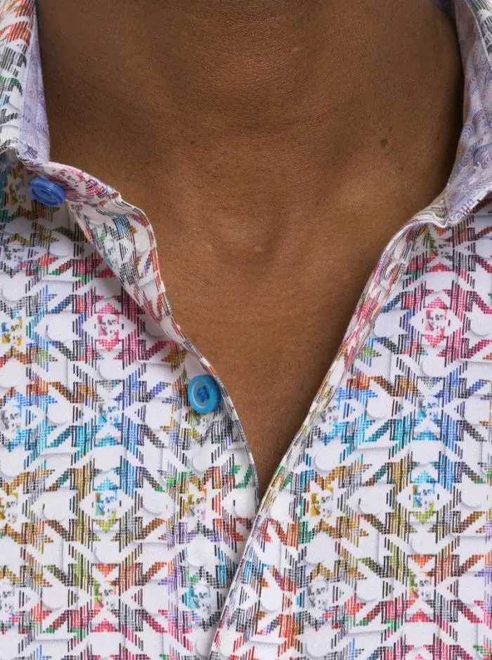 Robert Graham Button Down Shirts Men Seven Hills Long Sleeve Button Down Shirt Multi