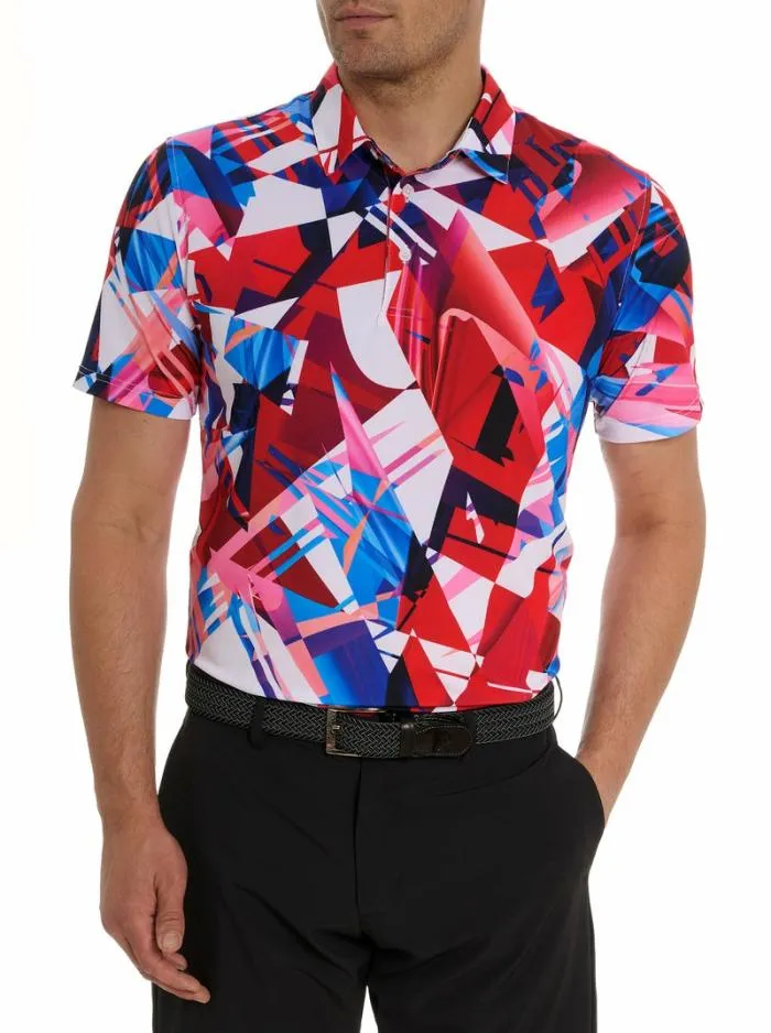 Robert Graham Polos and TShirts Men Driftwood Polo Blue