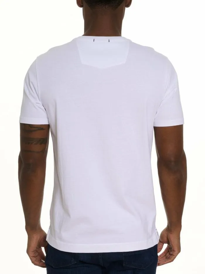 Robert Graham Polos and TShirts Men Pickle Graham TShirt White