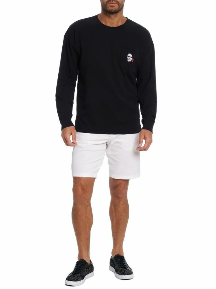 Robert Graham Sweaters and Knits Men Miami Long Sleeve TShirt Black