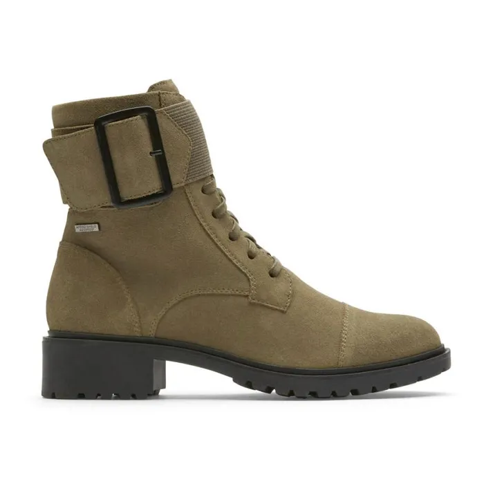 Rockport Boots and Booties Women Ryleigh Waterproof LaceUp Boot Forest Suede Wp