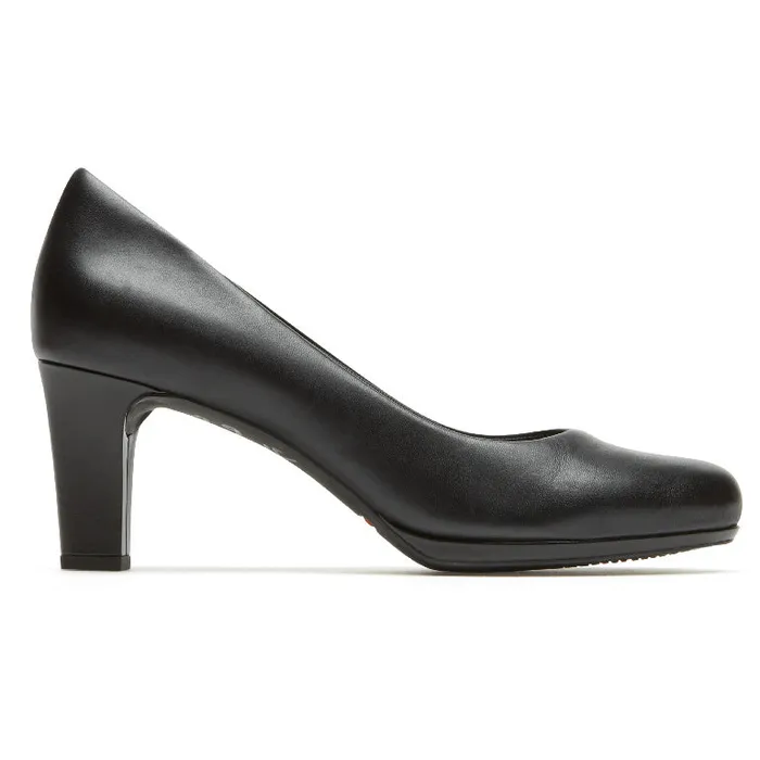 Rockport Heels Women Total Motion Leah Pump Black Nappa