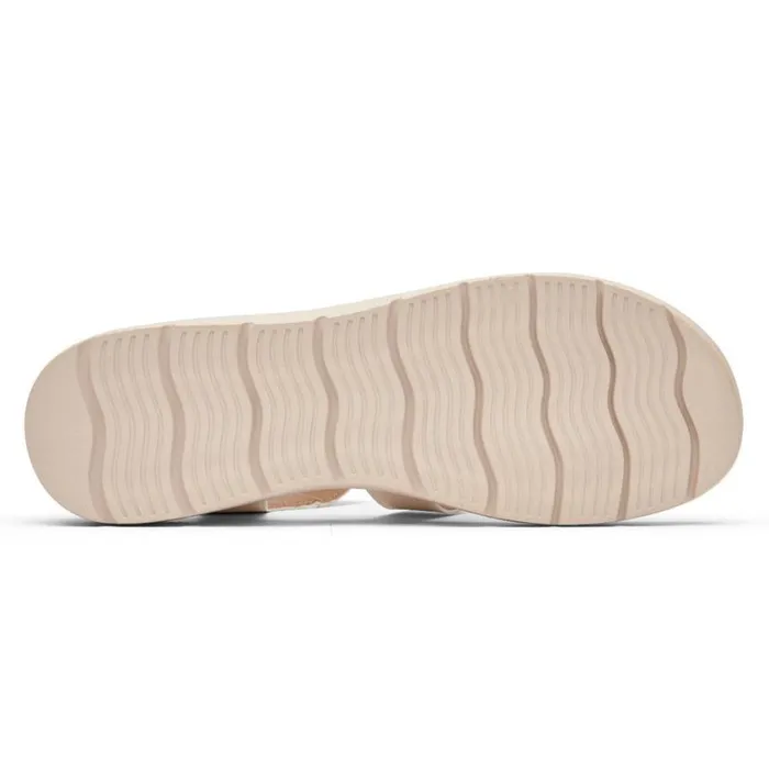 Rockport Sandals and Wedges Women Abbie TStrap Sandal Vanilla