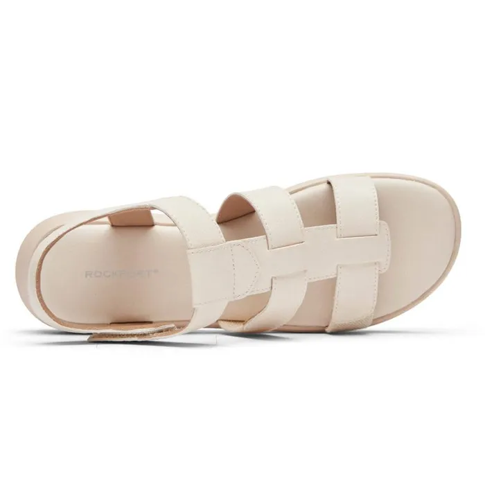 Rockport Sandals and Wedges Women Abbie TStrap Sandal Vanilla