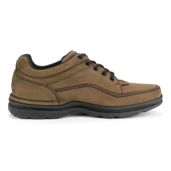 Rockport Sneakers Men World Tour Classic Lace Up Chocolate Nubuck