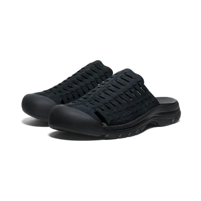 San Juan II BlackBlack Leather Sandal Men KEEN SlipOns San Juan II BlackBlack Leather Sandal Men KEEN SlipOns