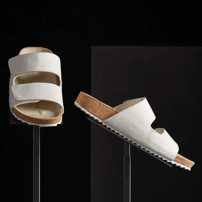 Sandals Women James Perse Women039s Double Strap Slide Canvas