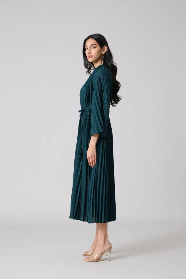 Scarlet Sage Dresses Erica Midi Dress 8211 Teal 8211 Women