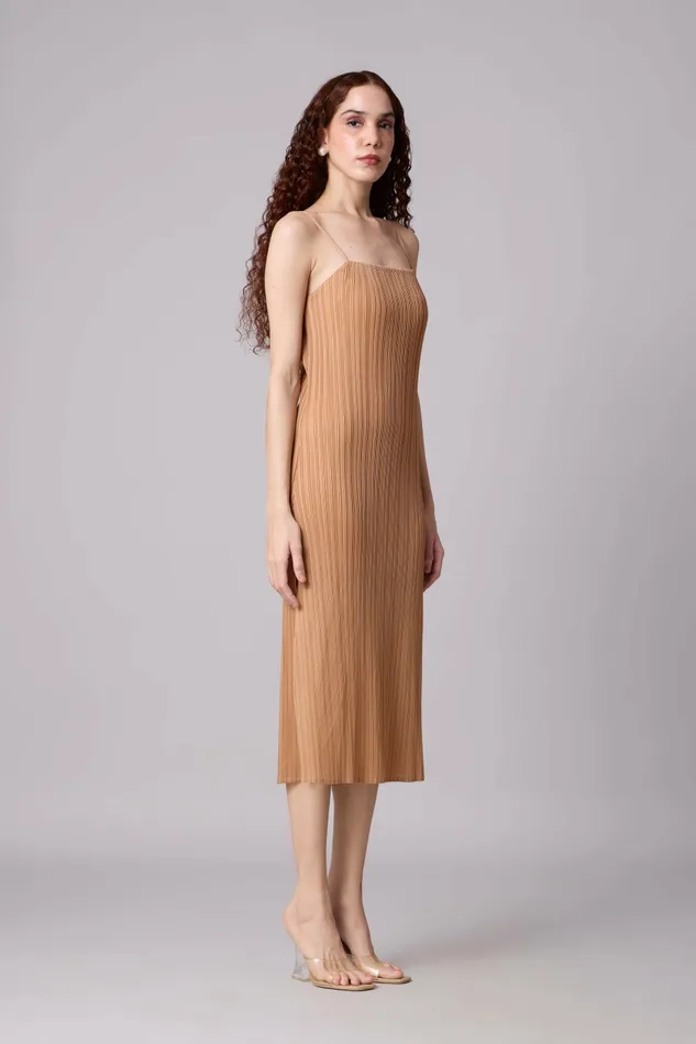 Scarlet Sage Dresses Olivia Slip Dress 8211 Mocha 8211 Women