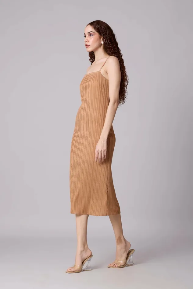 Scarlet Sage Dresses Olivia Slip Dress 8211 Mocha 8211 Women